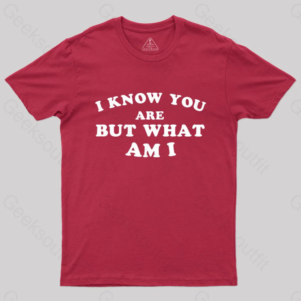 I Know You Are But What Am I T-Shirt