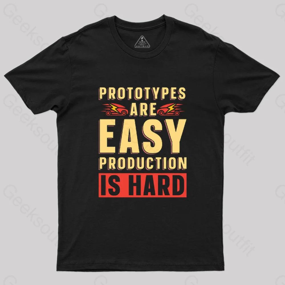 Prototypes Are Easy Robots on Men's Tall T-Shirt