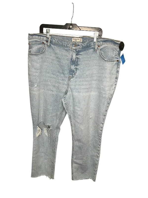 Jeans Skinny By Abercrombie And Fitch In Blue, Size: 22