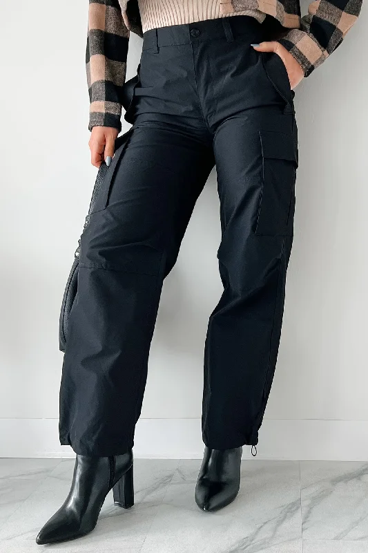 Tensions Are High Cargo Pants (Black)