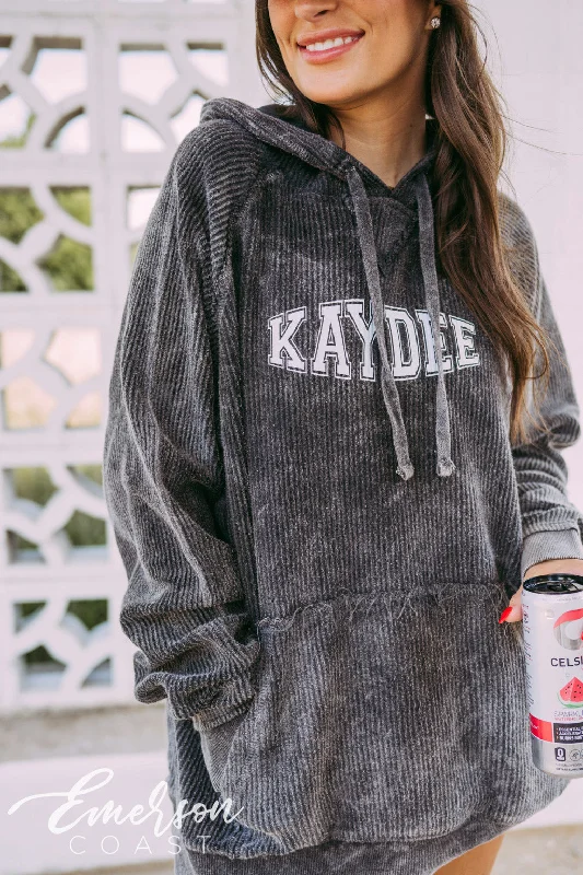 Kappa Delta Varsity Corduroy Hoodie