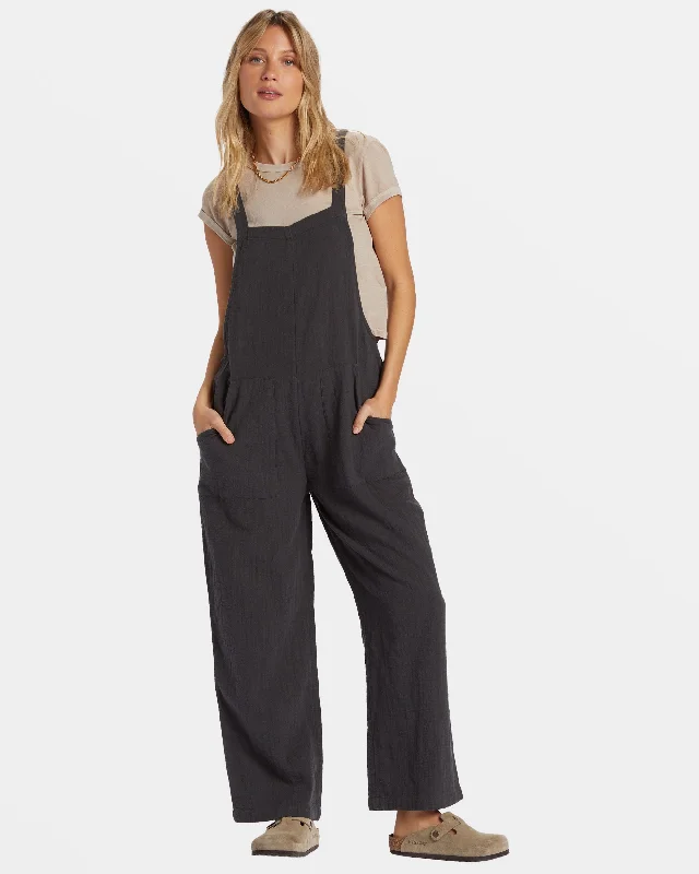 Pacific Time Jumpsuit - Black Sands - Black Sands