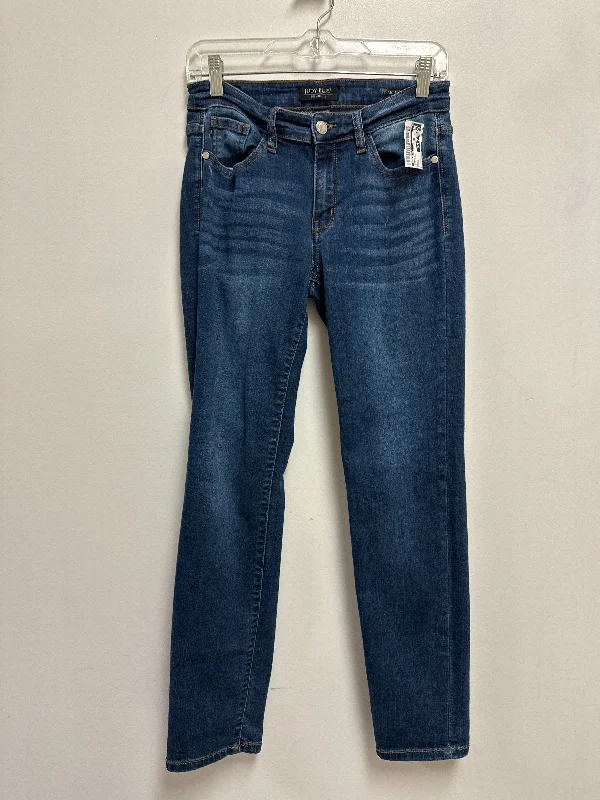 Jeans Straight By Judy Blue In Blue Denim, Size: 4