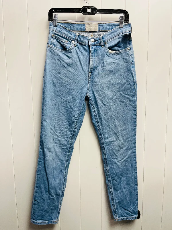 Jeans Straight By Everlane In Blue Denim, Size: 4