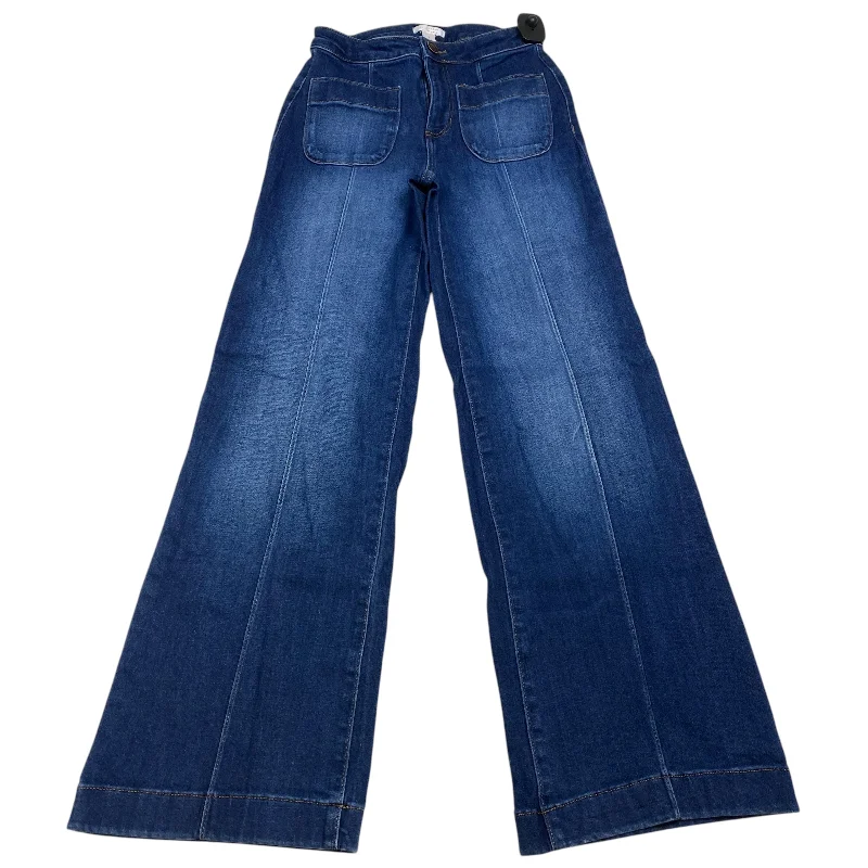 Jeans Wide Leg By Lc Lauren Conrad In Blue Denim, Size: 2