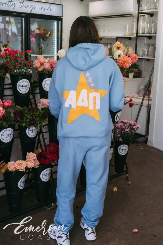 Alpha Delta Pi Bright Star Hoodie and Jogger Set