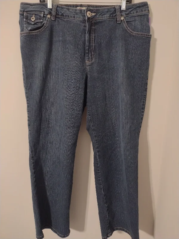 Jeans Straight By Faded Glory  Size: 2x