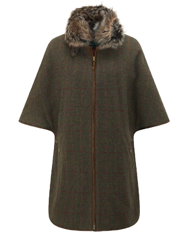 Alan Paine Womens Surrey Tweed Cape