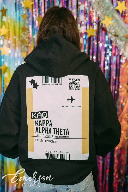 Kappa Alpha Theta Boarding Pass PR Hoodie